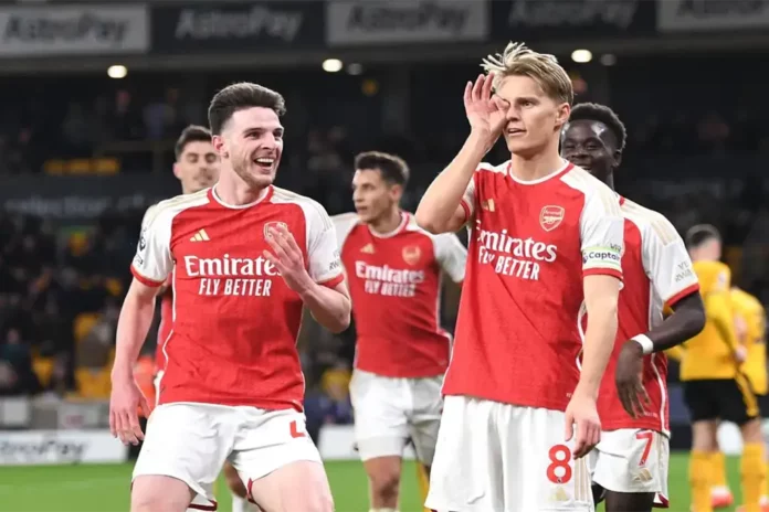 Arsenal Clinch 2-0 Victory Over Wolverhampton