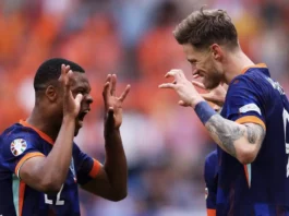 Netherlands secures a 2-1 victory