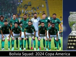 Bolivia's 2024 Copa America squad