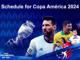 Schedule for Copa América 2024