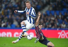 Oskarsson and Turrientes Lead Real Sociedad Past Levante 2-1 Orri Oskarsson